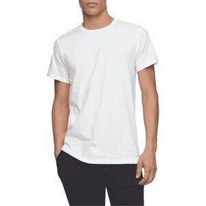 NEW Calvin Klein Men's XL White Crew Neck T-Shirt 100% Cotton